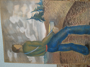 Maal L.Kõre Külvaja, pastell 1940 (2 foto / 2)