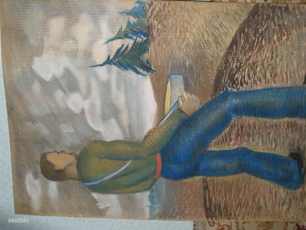 Картина Л.Кыре Сеятель, пастель 1940 (фото #2)