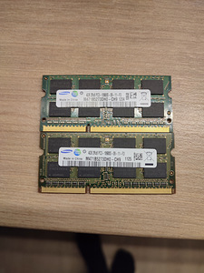 DDR3 Samsung (2x4) PC 10600S (1 foto / 1)