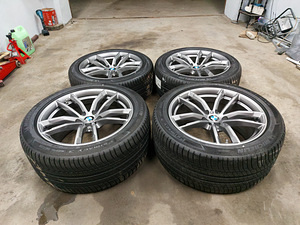 BMW g30 g31 original M-pakett valuveljed ja rehvid (5 foto / 9)