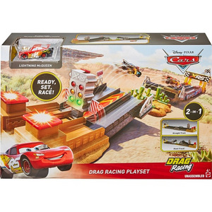 Mattel Disney Pixar Cars XRS Drag Racing mängukomplekt /