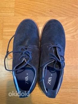 Новые замшевые туфли для мальчика, размер 37 (фото #1)
