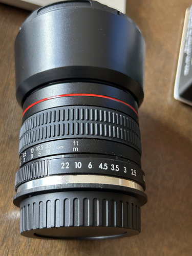 Lightdow 85mm F/1.8 Medium Telephoto Lens for Canon EOS