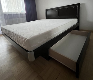 Кровать 160x200 + 2 с ящиками для белья