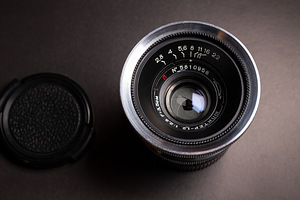 1958a. KMZ Jupiter 12 35mm 2.8 LTM M39 L39 (4 foto / 4)