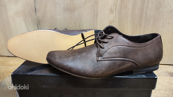 Мужские коричневые туфли, 42 (фото #2)