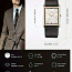 Ультра-тонкие 7 мм часы. Бизнес стиль с чёрным и белым (фото #2)