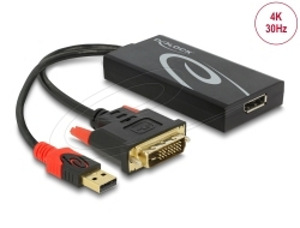 Delock DVI+USB-A/Displayport (1 foto / 2)