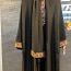Новое черное платье-макси из кафтана с красивой вышивкой (фото #5)