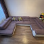 Угловой диван Letto, фиолетовый/серый (фото #3)