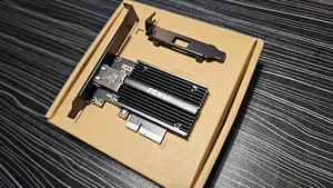 FENVI 10Gbps PCIE to RJ45 (Marvell AQC113) võrgukaart, (2 foto / 4)