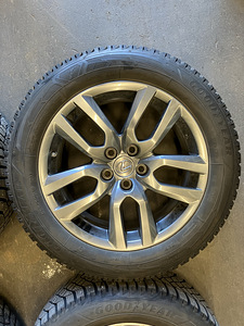 Оригинальные колеса Lexus и шипы Goodyear Ultra Grip Arctic 2 (10 фото из 10)