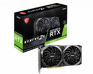 MSI RTX 3060 TI VENTUS 2X 8G OC V1 LHR Graphics Card NVIDIA (1 foto / 3)