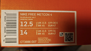 Uued Nike Free Metcon 4, suurus 47 (2 foto / 7)