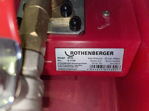 Surve testimispump Rothenberger RP30 30bar (3 foto / 4)