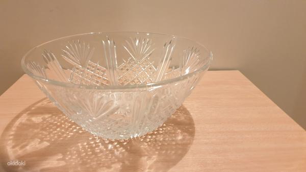 Большая стеклянная ваза (салатница) в коробке (фото #4)