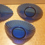 3 салатницы овальной формы из синего стекла ARC FRANCE (фото #2)
