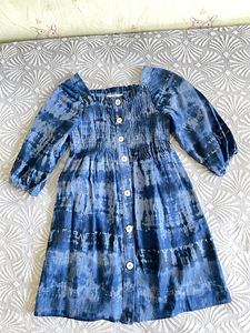 Zara puuvillased-linased kleidid, suurus 140 (4 foto / 4)