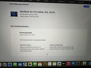 MacBook Air M3 2024 13” 256gb Garantii (5 foto / 6)
