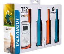 Радиостанция Motorola Talkabout T42, комплект из 4 штук. НОВИНКА.