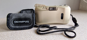 Olympus Mju Zoom 105 35mm Gold kompaktfilmikaamera (5 foto / 7)