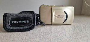 Olympus Mju Zoom 105 35mm Gold kompaktfilmikaamera (6 foto / 7)