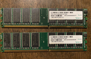 Operatiivmälu Apacer 1Gb 3200 CL3 (1 foto / 1)