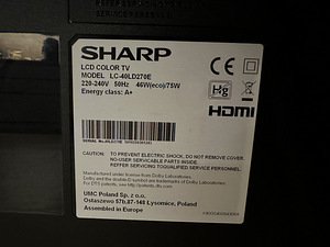 Sharp LC-40LD270E TV 101.6 cm (40") Full HD Black (5 foto / 5)