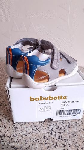 Uued Babybotte täisnahast sandaalid, suurus 21 - 13cm (foto #2)