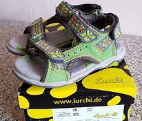 Uued Lurchi täisnahast sandaalid, suurus 25 - 16cm