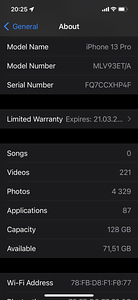 Apple iPhone 13 Pro 128GB Graphite, garantii! (8 foto / 10)