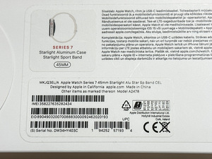 Apple Watch Series 7 GPS + Cellular 45mm, UUS! (3 foto / 4)