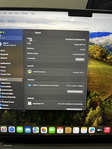Apple MacBook Pro 14 (2023) M3 Pro, 11C/14C, 18 GB, 512 GB (4 foto / 7)