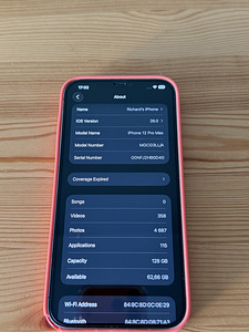 Apple iPhone 12 Pro Max 128GB Silver (8 foto / 9)