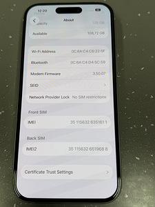 Apple iPhone 15 128GB Blue, 2 слота для SIM-карт! (9 фото из 9)