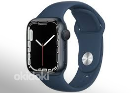 Apple Watch Series 7 GPS, 45mm, Blue, a2474 (foto #1)