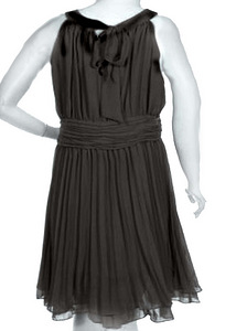Sara Kelly by Ellos pidulik pliseeritud must kleit, 40-42-XL (10 foto / 10)