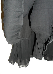Sara Kelly by Ellos pidulik pliseeritud must kleit, 40-42-XL (7 foto / 10)