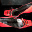 Werner ярко-красные кожаные туфли со шнуровкой, 38 (фото #1)