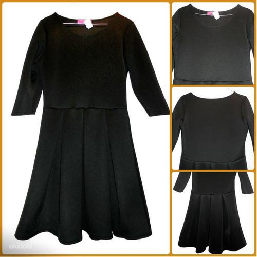 Boohoo черное платье-стрейч из плотной ткани, M-L-38-42-UK12 (фото #2)