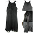 Sara Kelly плиссированное нарядное черное платье, 40-42 (фото #5)