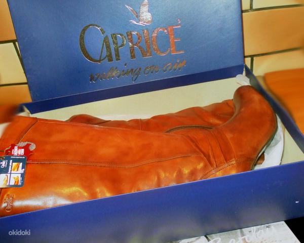 Caprice высокие коричневые кожаные сапоги, 40, новые (фото #3)