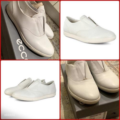 Ecco светло-бежевые туфли из натуральной кожи, р.40, новые (фото #3)