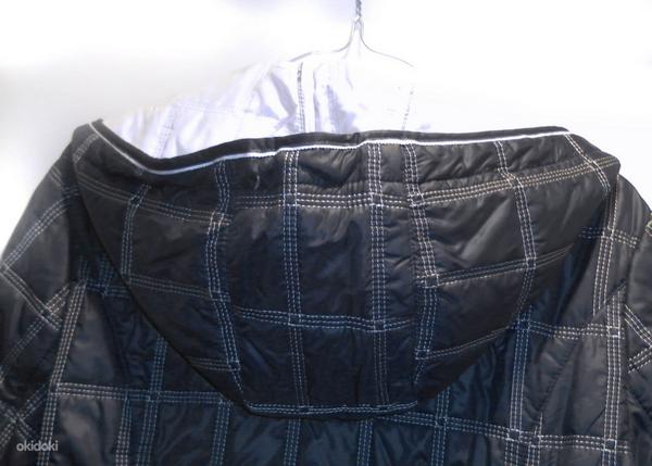 Астрид темно-синяя стеганая легкая куртка с капюшоном, EU44 (фото #7)