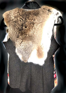 Disaineri jänesekarvaga vintage stiilis ilus vest, 38 (M-L) (4 foto / 7)