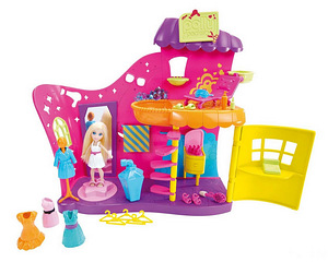 Polly pocket suurepärane mängukomplekt ilusalong (3 foto / 5)