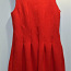 Плотное ярко-красное платье-сарафан, L/40-42 (фото #1)