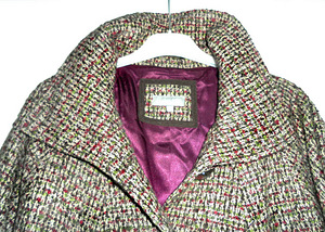 Per Uno efektne beež -roheline-bordoo k/s mantel, 44-UK16-XL (3 foto / 10)
