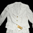Элегантный льняной костюм-пиджак и юбка, 40-L-XL, новый (фото #1)