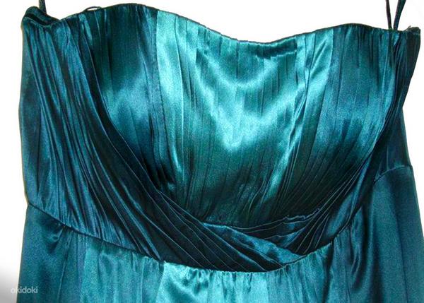 Monsoon роскошное шелковое платье морская волна, 46-50-UK20 (фото #3)
